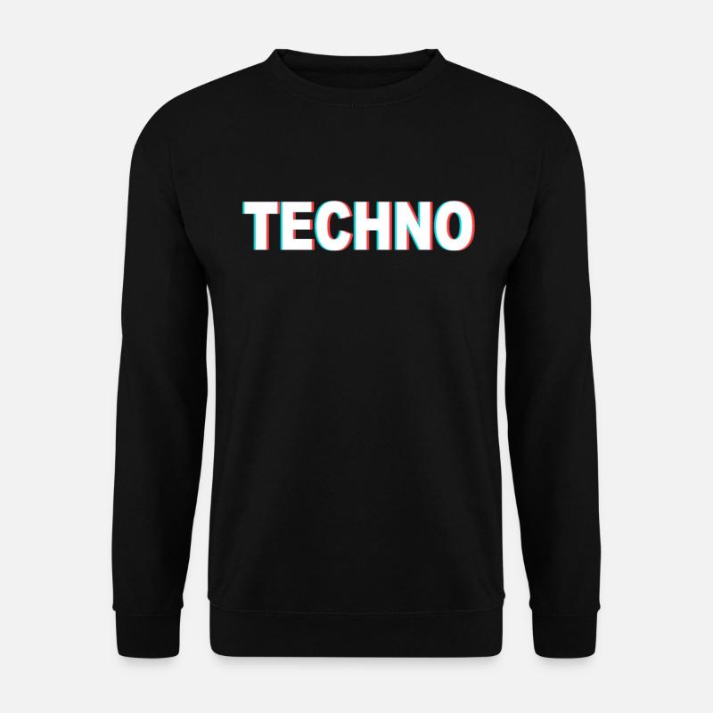 Techno - Sweat-shirt Unisexe - noir