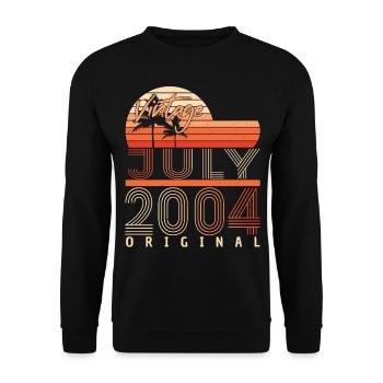 July 2004 Finally 18 - Unisex Sweatshirt - black - Front - Alina (178cm) & Michal (187cm)