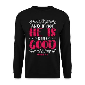 Vintage et sinon il est toujours bon Daniel 3 18 - Sweat-shirt Unisexe - noir - Devant - Alina (178cm) & Michal (187cm)