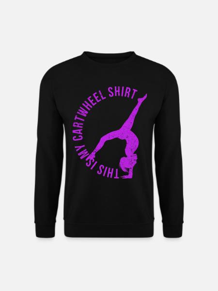 Vintage This Is My Cartwheel Shirt - Unisex Pullover - Schwarz