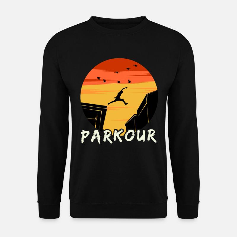 parkour - Unisex Pullover - Schwarz