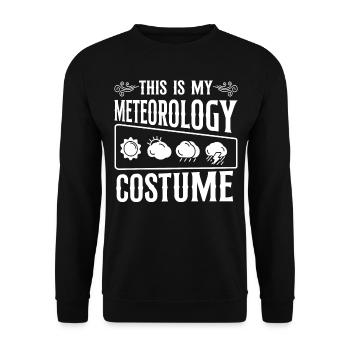 Meteorologist Weather Forecast - Unisex Sweatshirt - black - Front - Alina (178cm) & Michal (187cm)