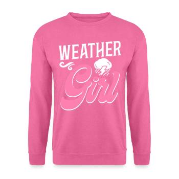Météorologue Prévisions météorologiques - Sweat-shirt Unisexe - rose - Devant