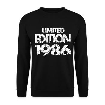 Limited Edition 1986 - Unisex Sweatshirt - black - Front - Alina (178cm) & Michal (187cm)