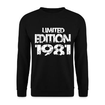 Édition limitée 1981 - Sweat-shirt Unisexe - noir - Devant - Alina (178cm) & Michal (187cm)