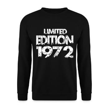 Limited Edition 1972 - Unisex Sweatshirt - black - Front - Alina (178cm) & Michal (187cm)