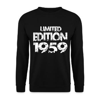 Limited Edition 1959 - Unisex Pullover - Schwarz - Vorne - Alina (178cm) & Michal (187cm)