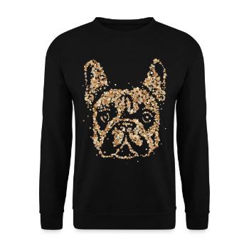 Frenchie Dog Propriétaire Français Bulldog Dogs - Sweat-shirt Unisexe - noir - Devant - Alina (178cm) & Michal (187cm)