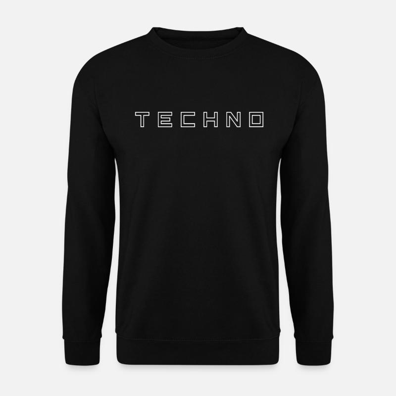 Techno - Unisex Sweatshirt - black