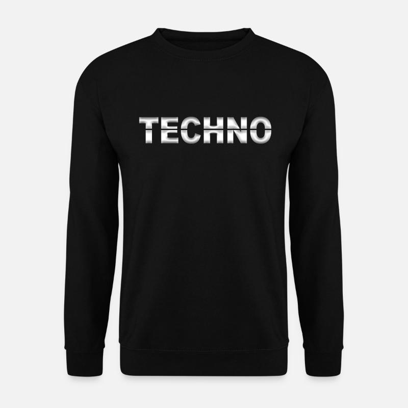 Techno - Unisex Sweatshirt - black