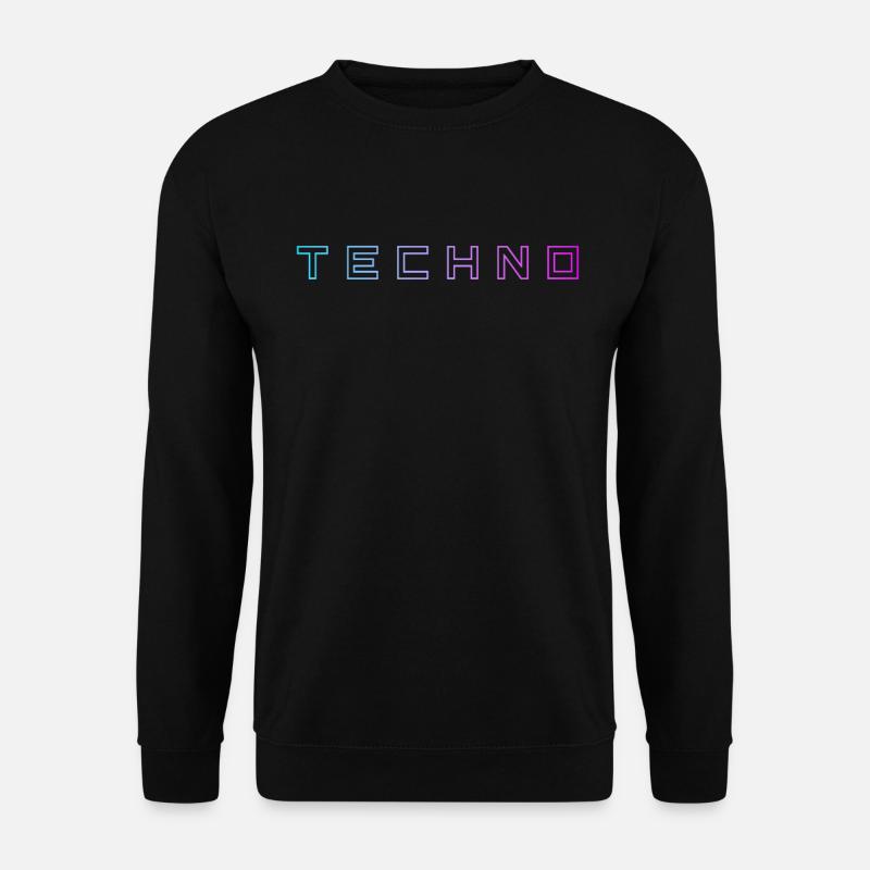 Techno - Unisex Sweatshirt - black