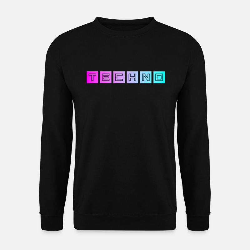 Techno - Unisex Sweatshirt - black