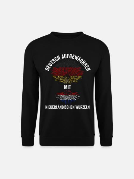 Holland Deutschland Niederländer Niederlande - Unisex Pullover - Schwarz