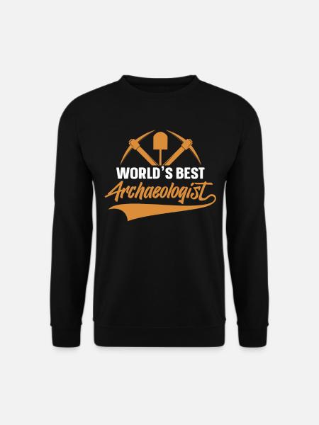 Best Archaeologist Artifact Funny Archaeology - Unisex Sweatshirt - black