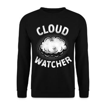 Meteorologist Weather Forecast - Unisex Sweatshirt - black - Front - Alina (178cm) & Michal (187cm)