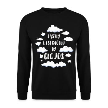 Meteorologist Weather Forecast - Unisex Sweatshirt - black - Front - Alina (178cm) & Michal (187cm)