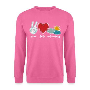 Météorologue Prévisions météorologiques - Sweat-shirt Unisexe - rose - Devant