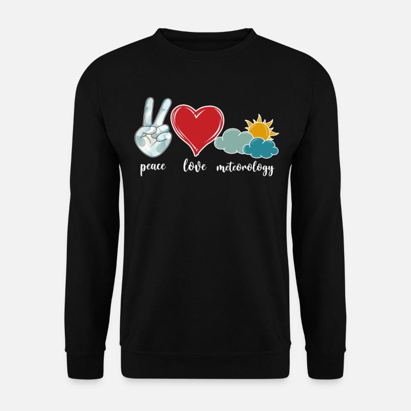 Meteorologist Weather Forecast - Unisex Pullover - Schwarz