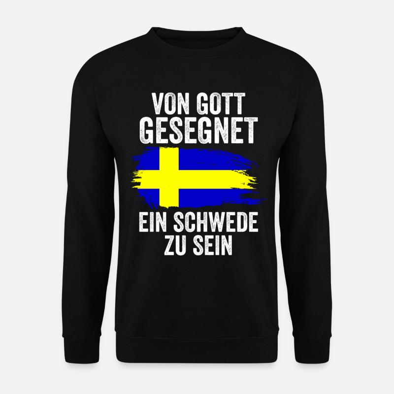 Skandinavien Schweden Schwede Schwedisch - Unisex Pullover - Schwarz