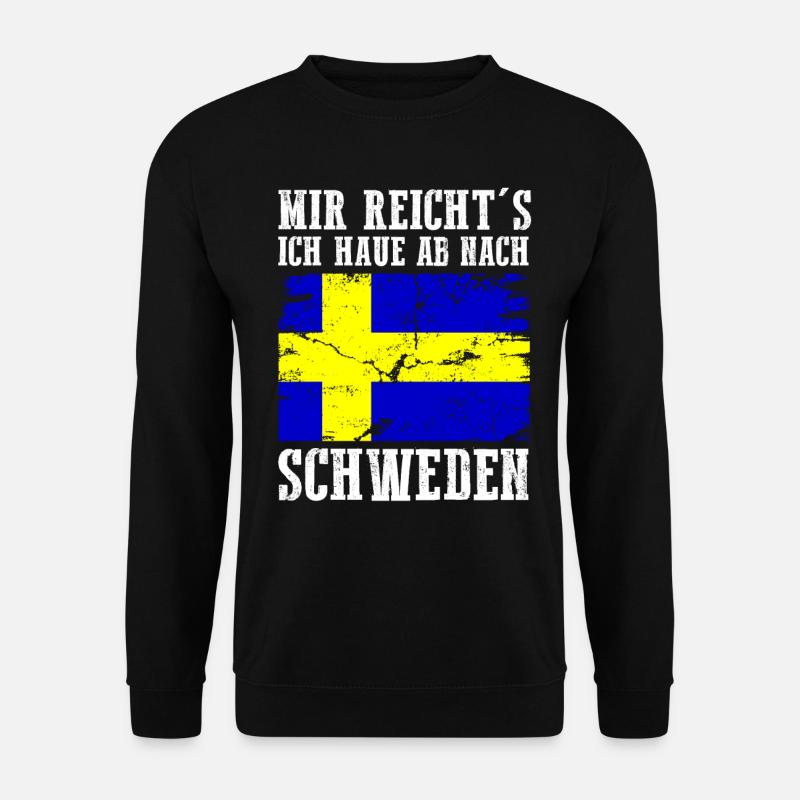 Skandinavien Schweden Schwede Schwedisch - Unisex Pullover - Schwarz
