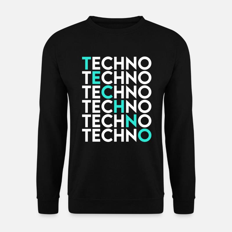 Techno - Unisex Sweatshirt - black