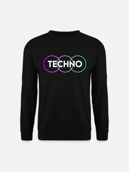 Techno - Unisex Sweatshirt - black