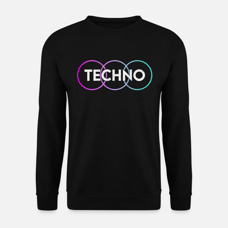 Techno - Sweat-shirt Unisexe - noir