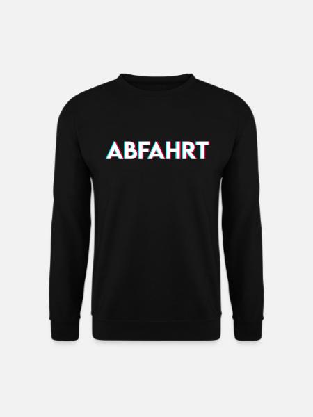 Techno feiern Party - Unisex Pullover - Schwarz