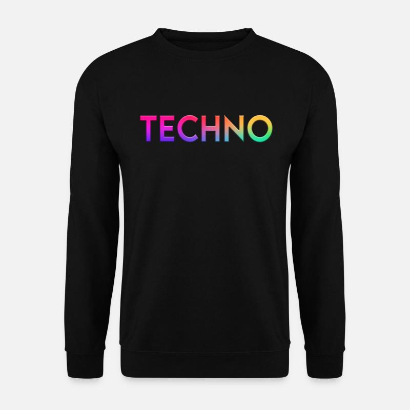 Techno - Sweat-shirt Unisexe - noir