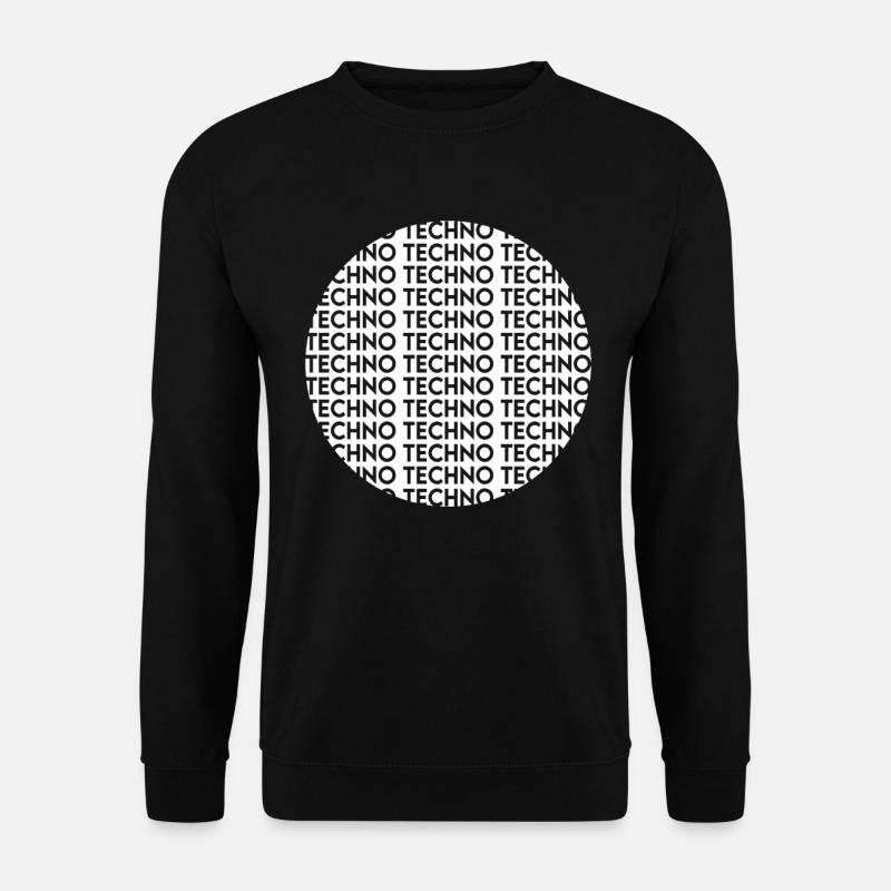 Techno - Sweat-shirt Unisexe - noir