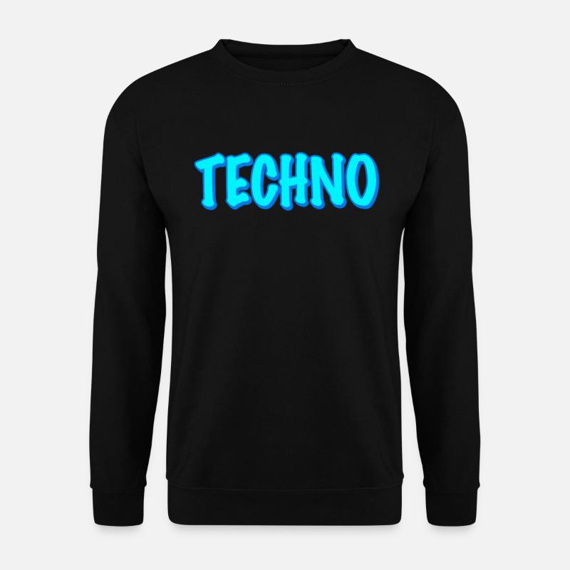 Techno - Sweat-shirt Unisexe - noir