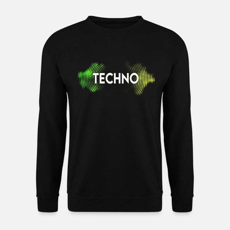 Techno - Unisex Sweatshirt - black