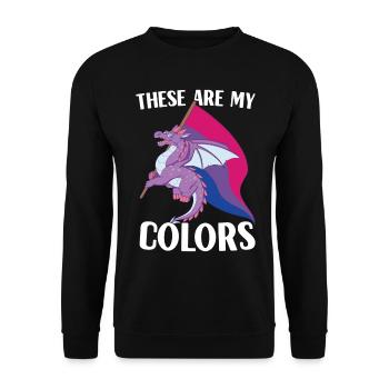 Bisexuels LGBTQ - Sweat-shirt Unisexe - noir - Devant - Alina (178cm) & Michal (187cm)