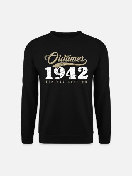 Oldtimer 1942 80. Geburtstag 80 Jahre - Unisex Pullover - Schwarz