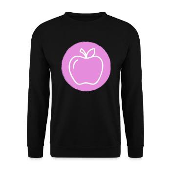 Pomme - Sweat-shirt Unisexe - noir - Devant - Alina (178cm) & Michal (187cm)