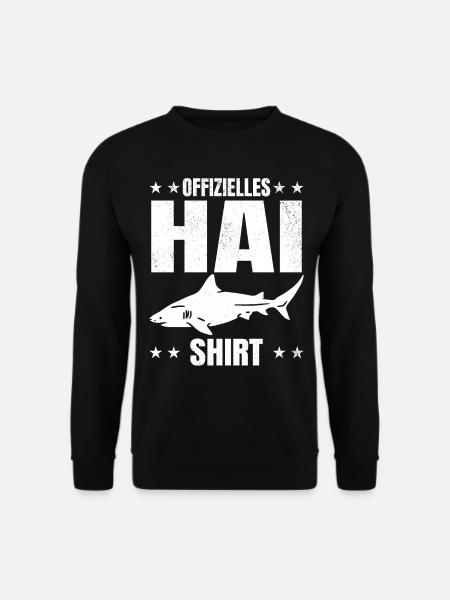 Hai - Offizielles Hai Shirt Haifisch Haifische Hai - Unisex Pullover - Schwarz