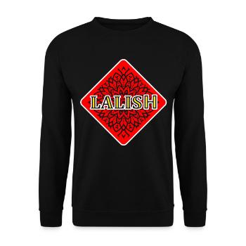 I liebe Yezidi / Ezidi Lalish Nurani - Unisex Pullover - Schwarz - Vorne - Alina (178cm) & Michal (187cm)