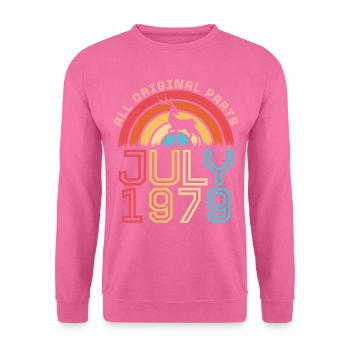 Geboren Im Juli 1979 - Unisex Pullover - Pink - Vorne