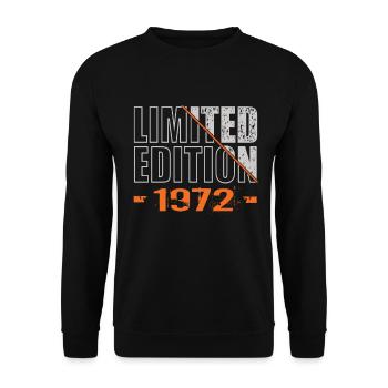 Limited Edition 1972 - Unisex Sweatshirt - black - Front - Alina (178cm) & Michal (187cm)