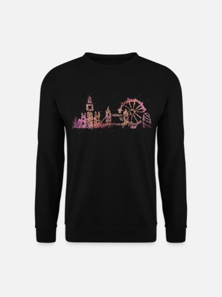London Skyline Silhouette City Trip London - Unisex Sweatshirt - black