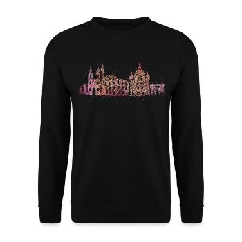 Rom Skyline Silhouette Städtetrip Italia - Unisex Pullover - Schwarz - Vorne - Alina (178cm) & Michal (187cm)