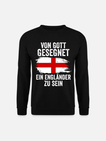 England Engländer Englisches - Unisex Pullover - Schwarz