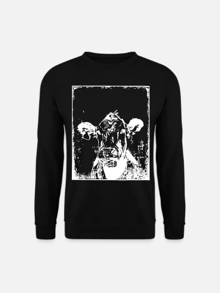 2reborn Blue Cow Animal Cowanimal Moviestar 019 - Unisex Pullover - Schwarz