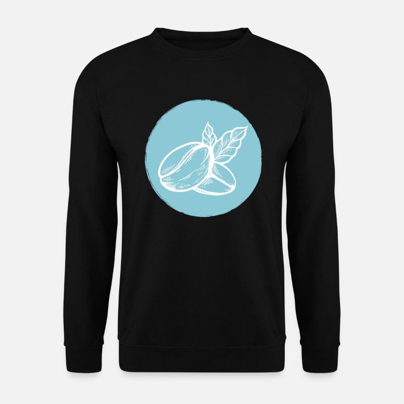 Café Grain de café - Sweat-shirt Unisexe - noir