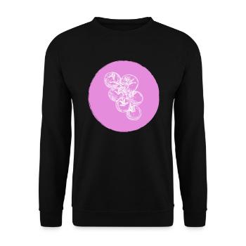 Tomates cocktail - Sweat-shirt Unisexe - noir - Devant - Alina (178cm) & Michal (187cm)