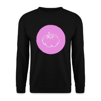 Citrouille - Sweat-shirt Unisexe - noir - Devant - Alina (178cm) & Michal (187cm)
