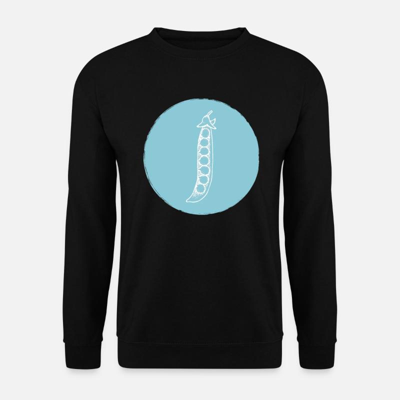 Erbsen - Unisex Pullover - Schwarz
