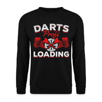 Darts Professional Loading Darts Player Darts Jeu de fléchettes - Sweat-shirt Unisexe - noir - Devant - Alina (178cm) & Michal (187cm)