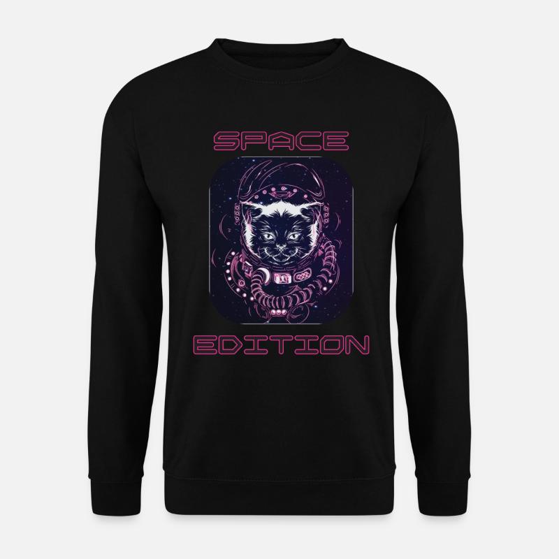 Space Cat - Unisex Sweatshirt - black