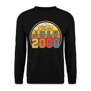 Original Juli 2000 - Unisex Pullover - Schwarz - Vorne - Alina (178cm) & Michal (187cm)
